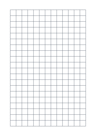 1/2 Inch Square Grid — A4
