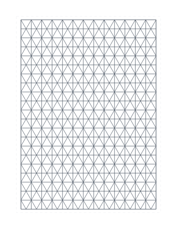 1/2 Inch Isometric — US Letter