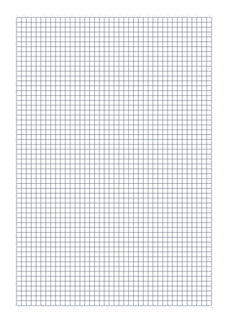 1/4 Inch Square Grid — A3