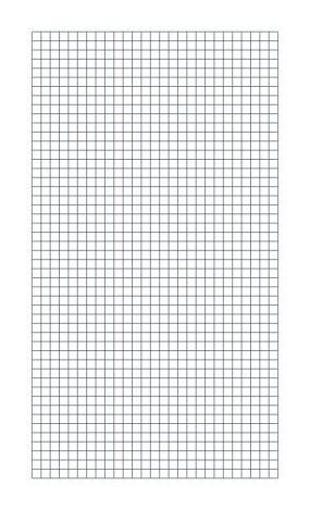 1/4 Inch Square Grid — Legal