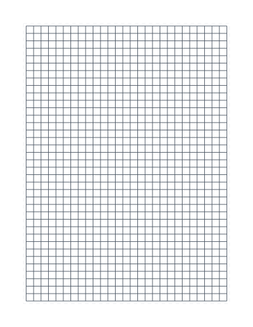 1/4 Inch Square Grid — US Letter
