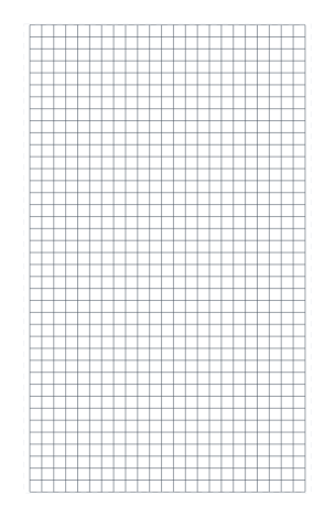 1cm Square Grid — 11×17 Tabloid