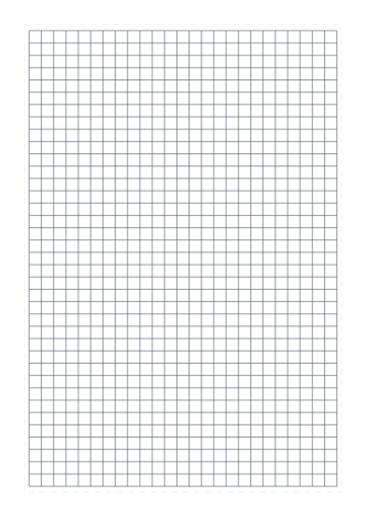1cm Square Grid — A3