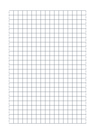 1cm Grid A4 template