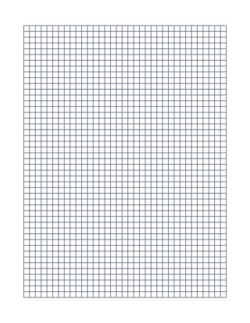 5mm Square Grid — US Letter