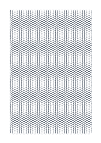 Hexagon 5mm A4