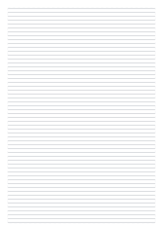 10mm Lined Paper — A2