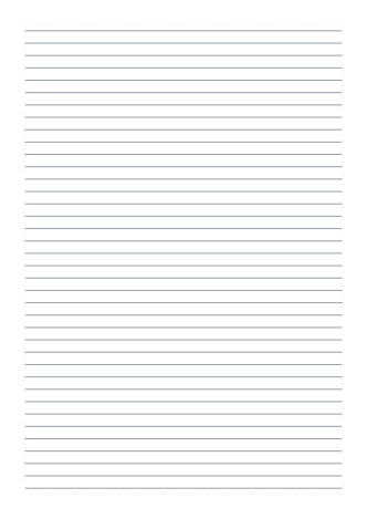 10mm Lined Paper — A3
