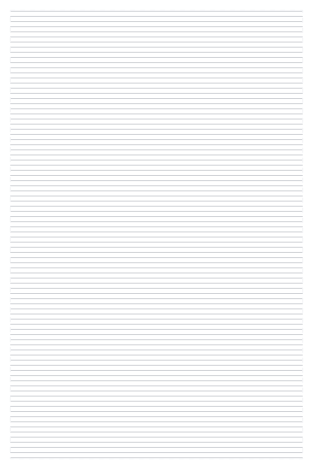 10mm Lined Paper — Poster