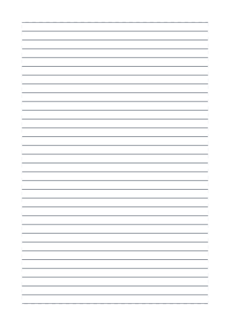 Lined A4 template